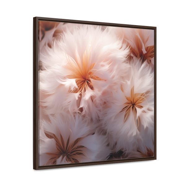 Soft Fantasy Feather Puffs - Gallery Canvas Wraps, Square Frame - Image 62