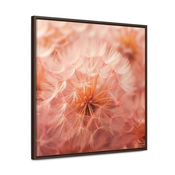 Lovely Fuzzy Fluff in Peach 01 - Gallery Canvas Wraps, Square Frame - Image 62