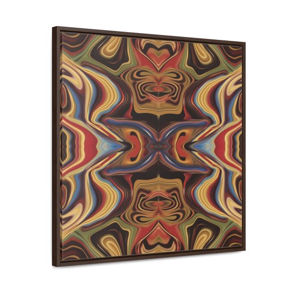 Lipnotic Kaleidoscope Background 01 - Gallery Canvas Wraps, Square Frame - Image 62