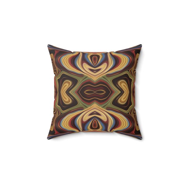 Lipnotic Kaleidoscope Background 04 - Spun Polyester Square Pillow - Image 4