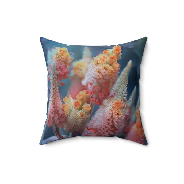 Bright Fantasy Floral 06 - Spun Polyester Square Pillow - Image 8