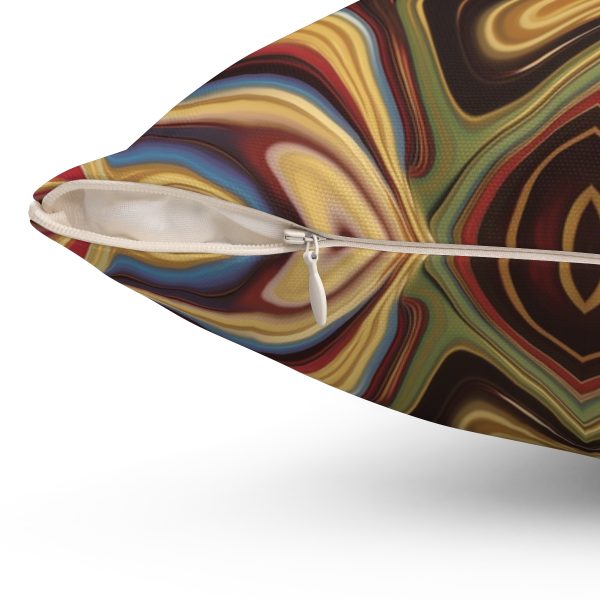 Lipnotic Kaleidoscope Background 02 - Spun Polyester Square Pillow - Image 9