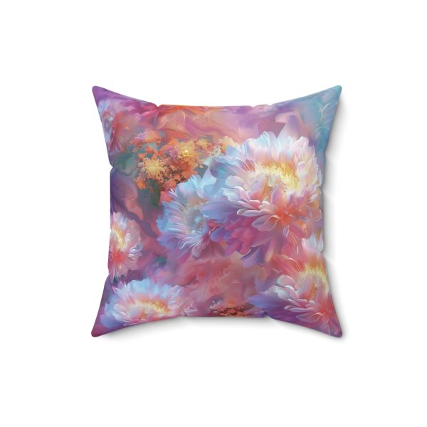 Floral Nebula 04 - Spun Polyester Square Pillow - Image 7