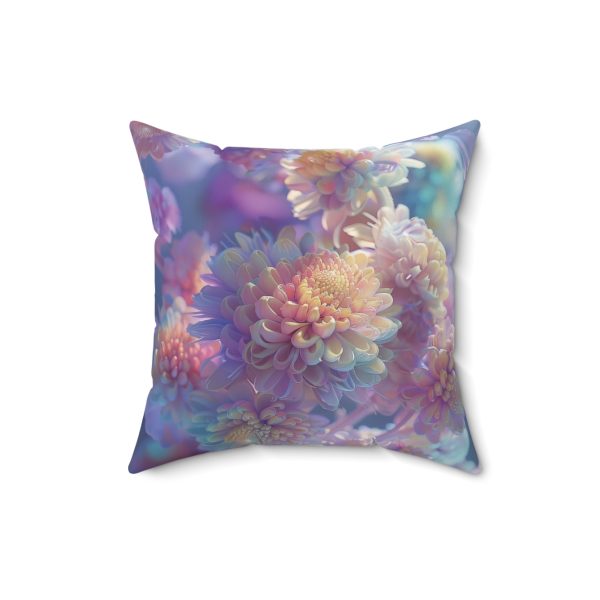 Floral Nebula 06 - Spun Polyester Square Pillow - Image 7