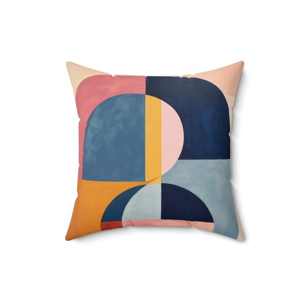 Soft Geometric Windows - Spun Polyester Square Pillow - Image 7