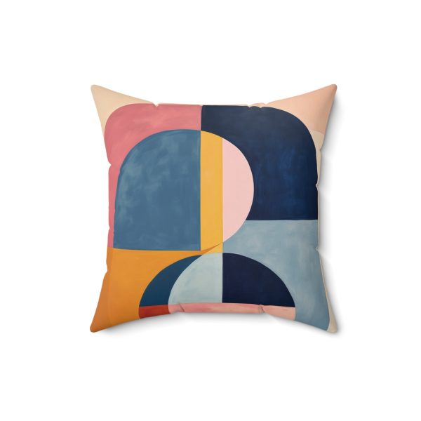 Soft Geometric Windows - Spun Polyester Square Pillow - Image 8