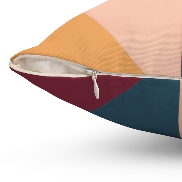 Soft Geometric Pyramid 03 - Spun Polyester Square Pillow - Image 12