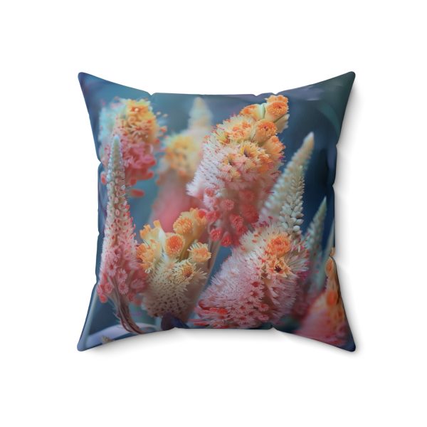 Bright Fantasy Floral 06 - Spun Polyester Square Pillow - Image 10