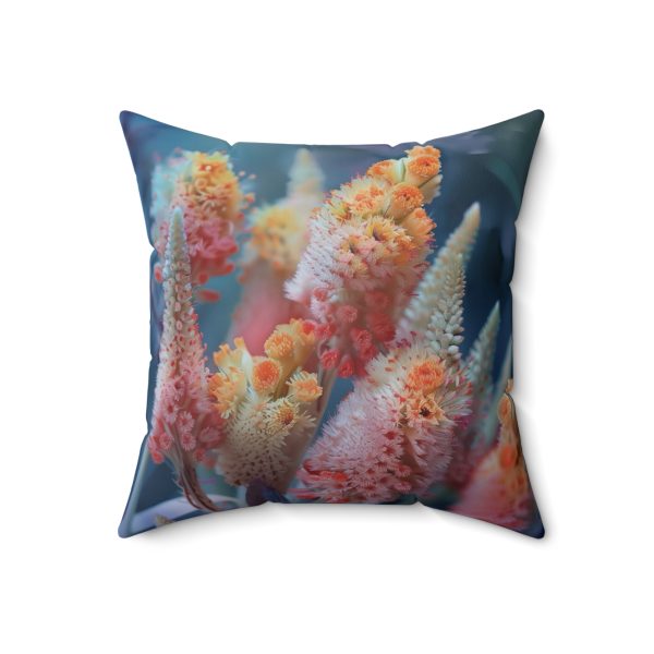 Bright Fantasy Floral 06 - Spun Polyester Square Pillow - Image 11