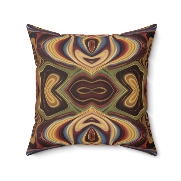 Lipnotic Kaleidoscope Background 04 - Spun Polyester Square Pillow - Image 2