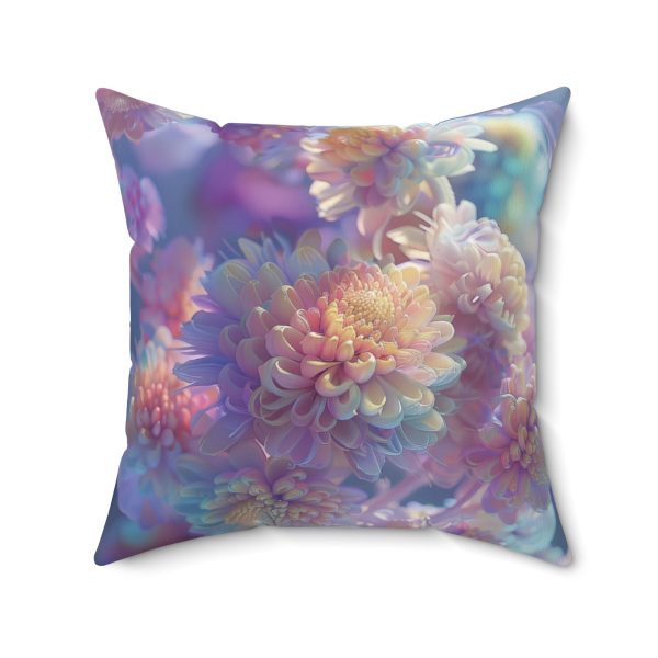 Floral Nebula 06 - Spun Polyester Square Pillow