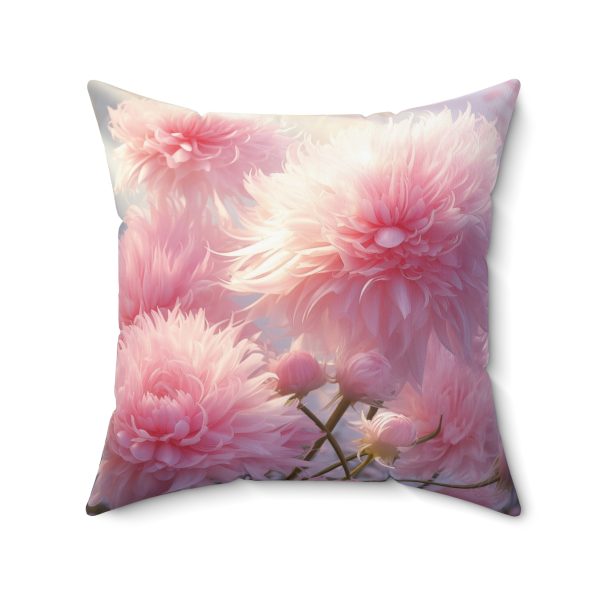 Rise and Shine Powder Puffs - Spun Polyester Square Pillow