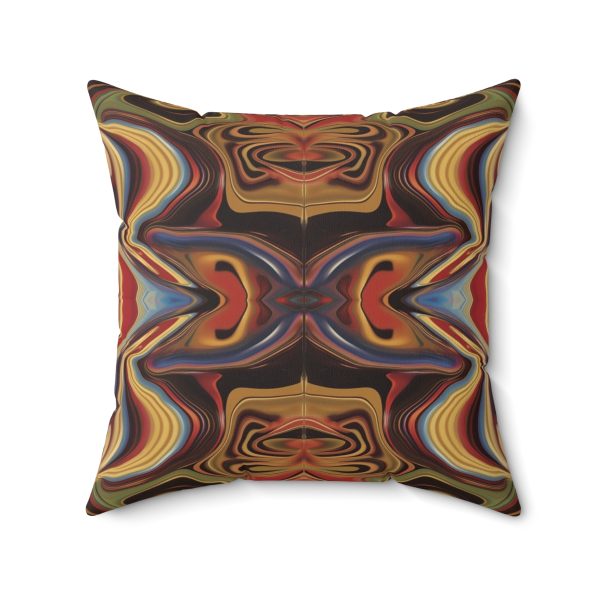 Lipnotic Kaleidoscope Background 01 - Spun Polyester Square Pillow - Image 2