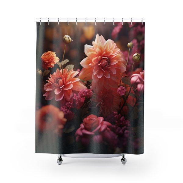 Bright Fantasy Floral 02 - Shower Curtain