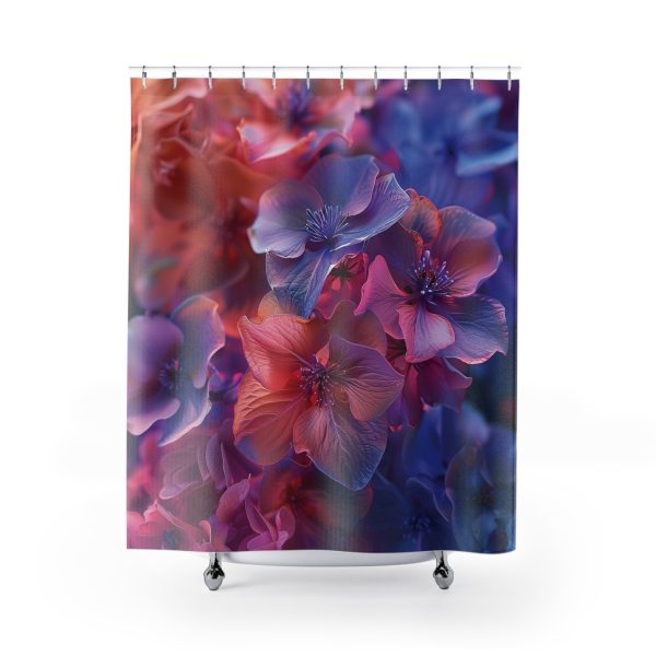 Bright Fantasy Floral 03 - Shower Curtain