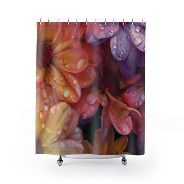 Bright Fantasy Floral 04 - Shower Curtain