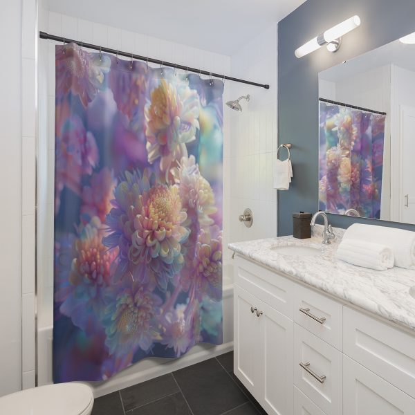 Floral Nebula 06 - Shower Curtain - Image 2