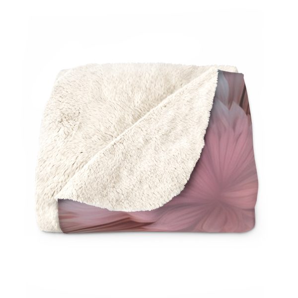 Pastel Fantasy Baroque Floral 03 - Sherpa Fleece Blanket - Image 6