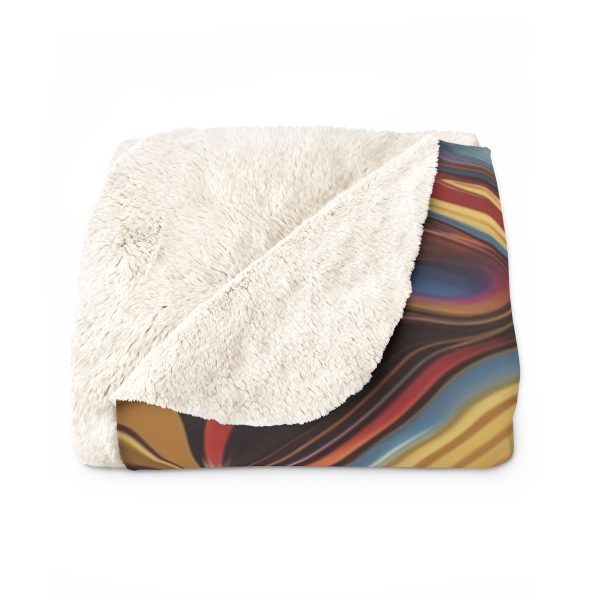 Lipnotic Kaleidoscope Background 04 - Sherpa Fleece Blanket - Image 6