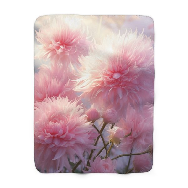 Rise and Shine Powder Puffs - Sherpa Fleece Blanket - Image 5