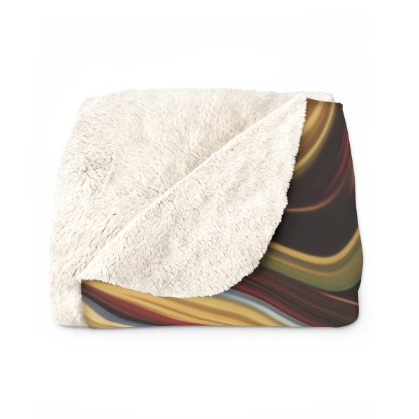 Lipnotic Kaleidoscope Background 01 - Sherpa Fleece Blanket - Image 6