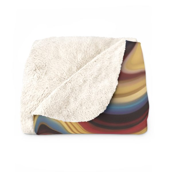 Lipnotic Kaleidoscope Background 02 - Sherpa Fleece Blanket - Image 6