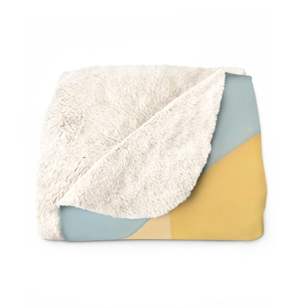 Soft Geometric Archways - Sherpa Fleece Blanket - Image 6