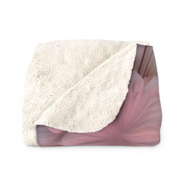 Pastel Fantasy Baroque Floral 03 - Sherpa Fleece Blanket - Image 2