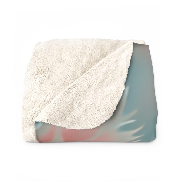 Floral Nebula 01 - Sherpa Fleece Blanket - Image 2