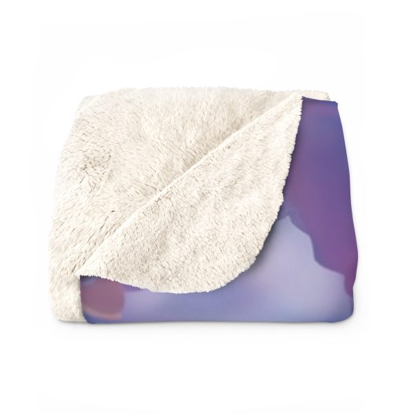 Floral Nebula 06 - Sherpa Fleece Blanket - Image 2