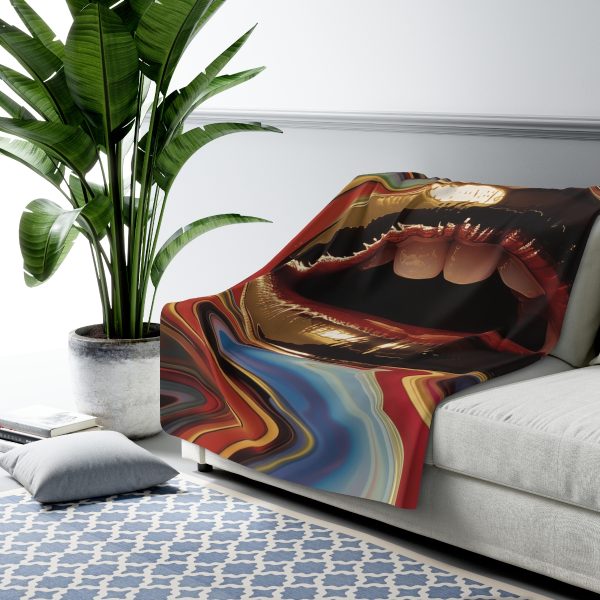 Lipnotic - Sherpa Fleece Blanket - Image 3