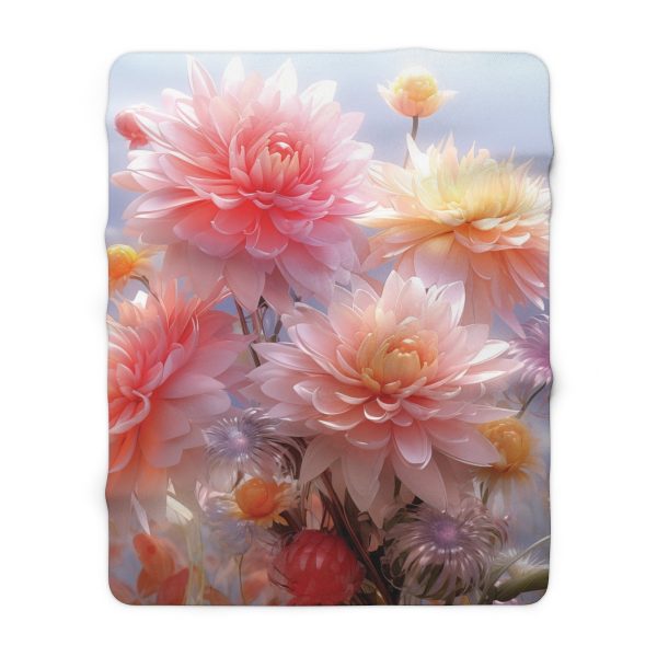 Rise and Shine Bouquet - Sherpa Fleece Blanket