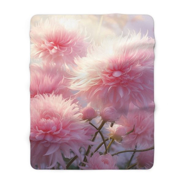 Rise and Shine Powder Puffs - Sherpa Fleece Blanket