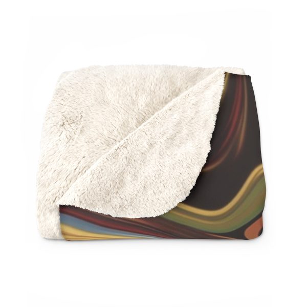 Lipnotic Kaleidoscope Background 01 - Sherpa Fleece Blanket - Image 2