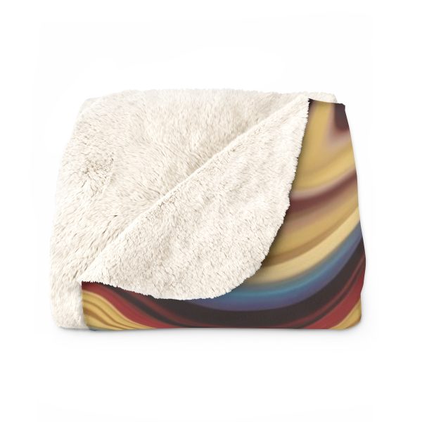 Lipnotic Kaleidoscope Background 02 - Sherpa Fleece Blanket - Image 2