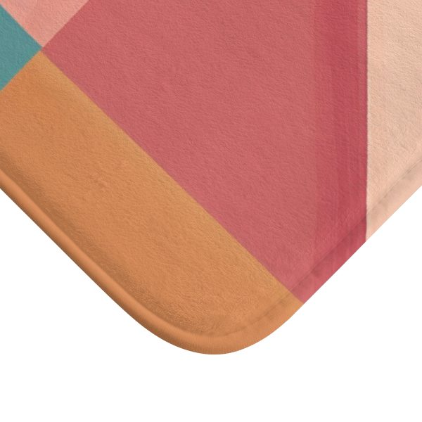 Soft Geometric Pyramid 01 - Bath Mat - Image 2