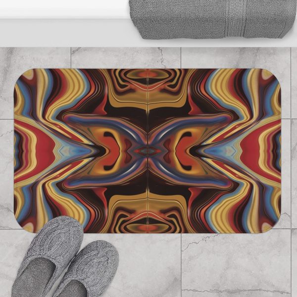 Lipnotic Kaleidoscope Background 01 - Bath Mat - Image 4