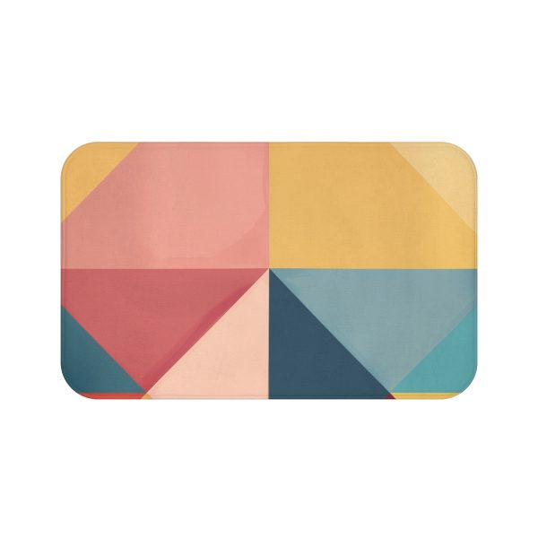 Soft Geometric Pyramid 03 - Bath Mat