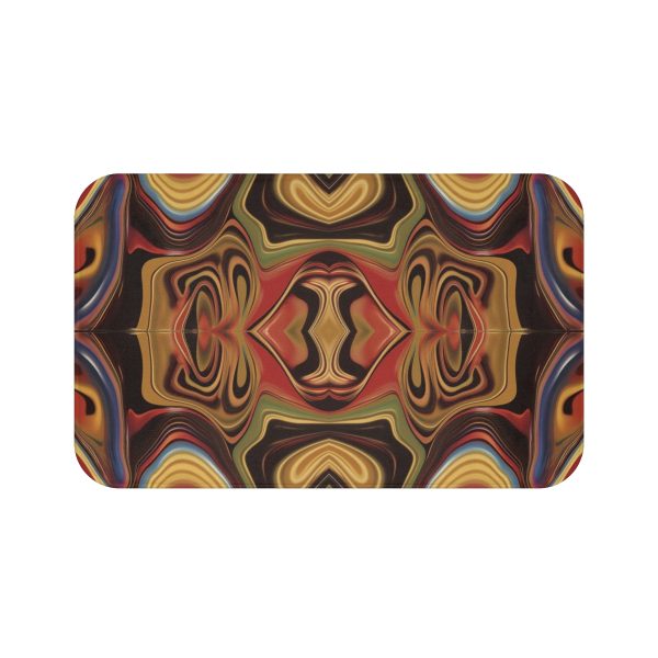 Lipnotic Kaleidoscope Background 02 - Bath Mat