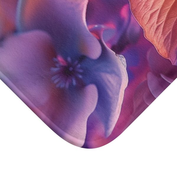 Bright Fantasy Floral 03 - Bath Mat - Image 2