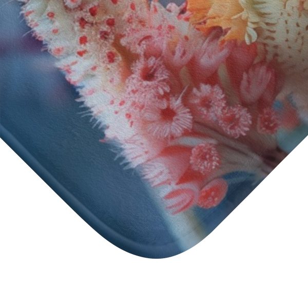 Bright Fantasy Floral 06 - Bath Mat - Image 2