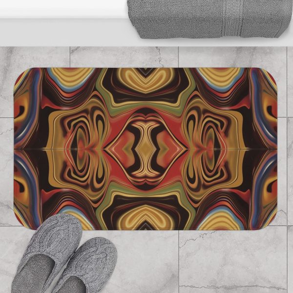 Lipnotic Kaleidoscope Background 02 - Bath Mat - Image 4