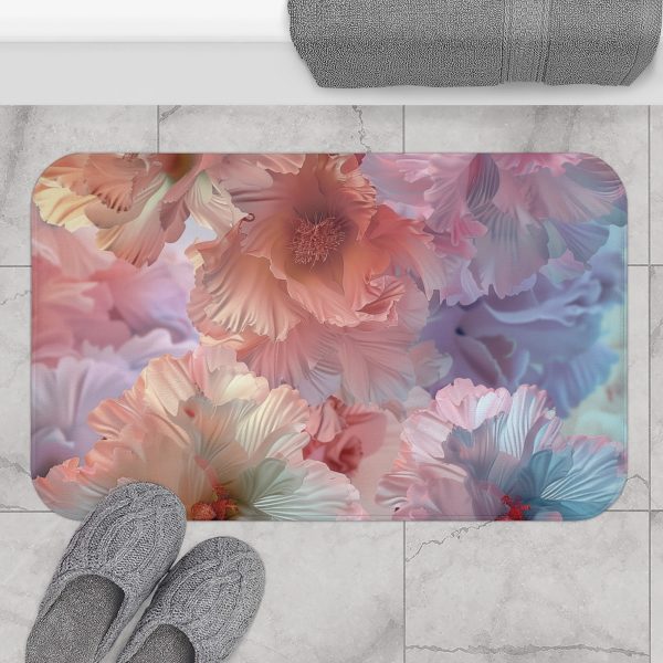 Floral Nebula 02 - Bath Mat - Image 4