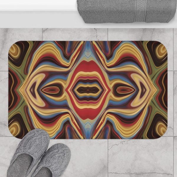 Lipnotic Kaleidoscope Background 03 - Bath Mat - Image 4