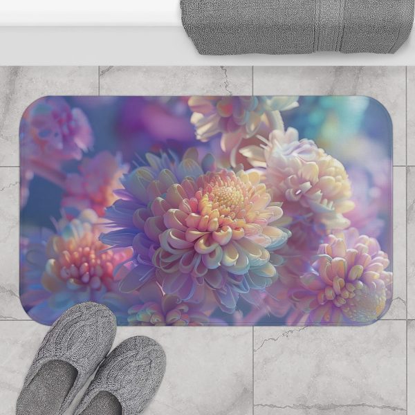 Floral Nebula 06 - Bath Mat - Image 4