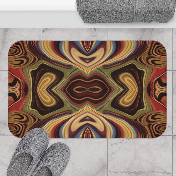 Lipnotic Kaleidoscope Background 04 - Bath Mat - Image 4