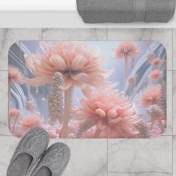 Foamy Floral Fusion 01 - Bath Mat - Image 4