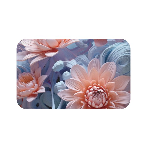 Foamy Floral Fusion 02 - Bath Mat