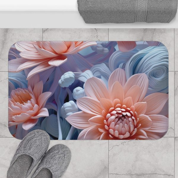 Foamy Floral Fusion 02 - Bath Mat - Image 4