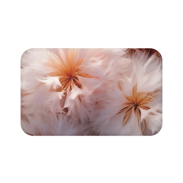 Soft Fantasy Feather Puffs - Bath Mat